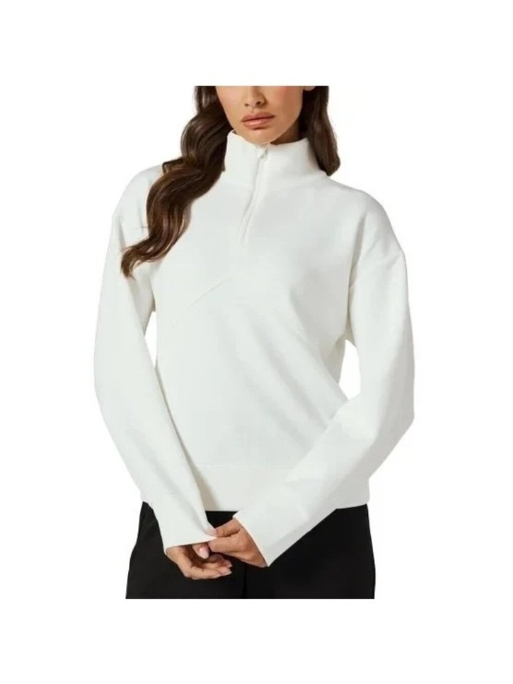 Infinity LinearFlex Pullover Modern Fit Ivory Size M